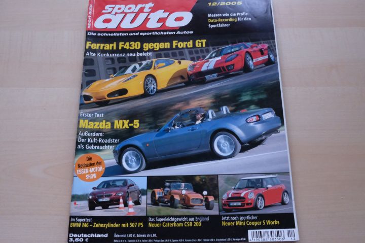 Deckblatt Sport Auto (12/2005)